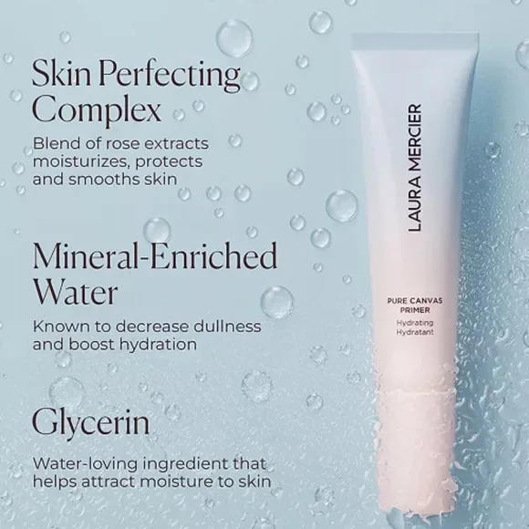 LAURA MERCIER Hydrating Pure Canvas Primer 1.014oz NIB $46 - Picture 5 of 12